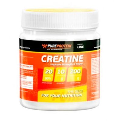 Лот: 9279938. Фото: 1. Креатин pureprotein creatine 200... Спортивное питание, витамины