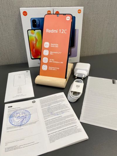 Лот: 21984294. Фото: 1. НОВЫЙ Xiaomi Redmi 12C 3/64Gb. Смартфоны
