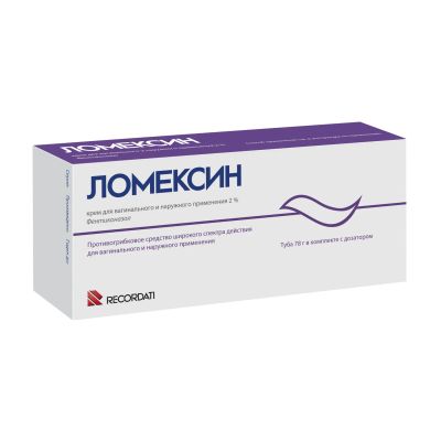 Лот: 23714761. Фото: 1. Ломексин крем ваг. 2% 78г. Лекарства