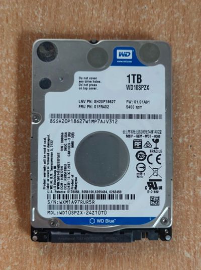 Лот: 24617134. Фото: 1. Жесткий диск 1 Тб WD WD10SPZX... Жёсткие диски (HDD)