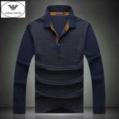Лот: 4841899. Фото: 1. Рубашка Armani синяя. Рубашки, водолазки
