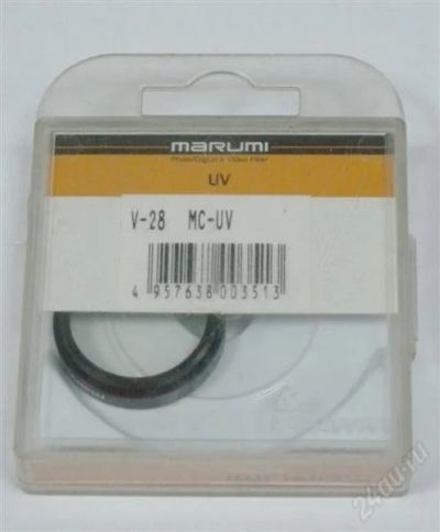 Лот: 1733096. Фото: 1. Фильтр УФ Marumi UV (MC-UV) 28мм... Светофильтры
