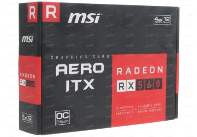 Лот: 17092913. Фото: 1. Видеокарта msi radeon rx 560 4... Видеокарты