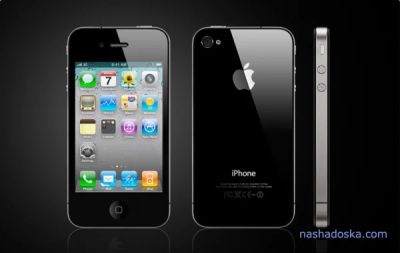 Лот: 3572239. Фото: 1. Iphone 4s 16Gb Black состояниение... Смартфоны