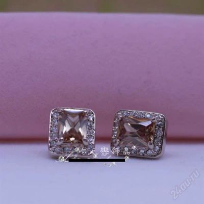 Лот: 1445117. Фото: 1. Серьги "Шампанское" Ювелирная... Серьги, каффы