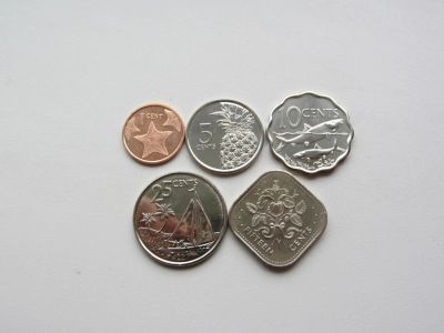 Лот: 8407920. Фото: 1. Багамы набор из 5 монет 2005-2015... Америка