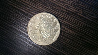 Лот: 4380885. Фото: 1. 50 евроцентов Франция 2001 г. Европа