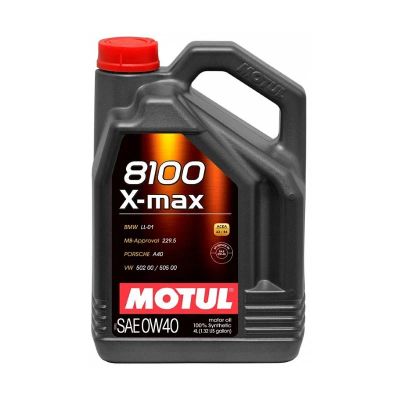 Лот: 15049189. Фото: 1. Motul 8100 X-max 0W40 4 л. Масла, жидкости