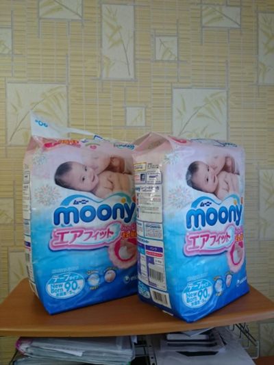 Лот: 7055095. Фото: 1. Продам подгузники Moony. Детская гигиена