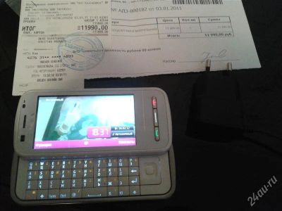 Лот: 1795779. Фото: 1. NOKIA C6-00 WHITE. Смартфоны