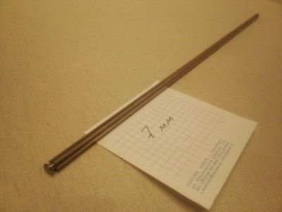 Лот: 8549630. Фото: 1. Стальной вал диаметр 7мм. Запчасти
