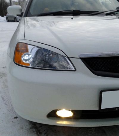Лот: 17249663. Фото: 1. Реснички на фары Honda Civic VII... Детали тюнинга