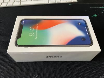 Лот: 13606564. Фото: 1. 64GB iPhone X Silver RU новый... Смартфоны
