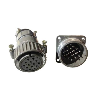 Лот: 24562840. Фото: 1. Авиационный разъем P32K4Q 14pin. Разъёмы
