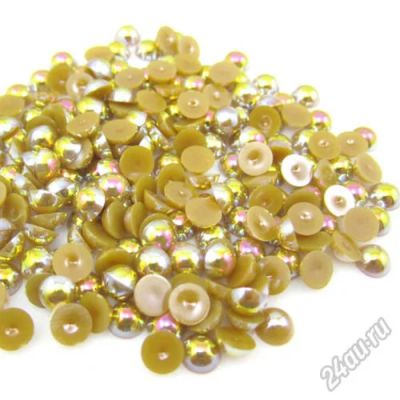 Лот: 5749457. Фото: 1. 400pcs новый половина круглого... Скрапбукинг
