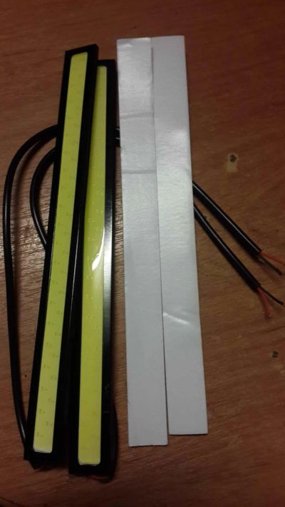 Лот: 8531798. Фото: 1. Дневные ходовые огни COB LED диодный... Оптика и освещение