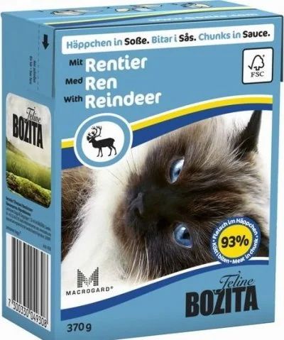 Лот: 14614258. Фото: 1. Bozita (Бозита) Олень 370г корм... Корма