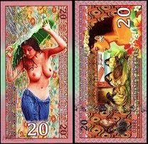 Лот: 19267552. Фото: 1. Полинезия 20 долларов 2018 ПРЕСС... Частные выпуски, копии банкнот
