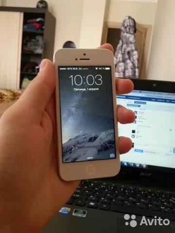 Лот: 7258765. Фото: 1. iPhone 5 16Gb. Смартфоны