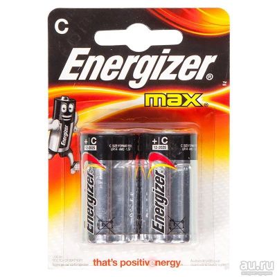 Лот: 12972781. Фото: 1. Батарейка ENERGIZER LR14 (упак... Батарейки, аккумуляторы, элементы питания