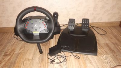 Лот: 12034674. Фото: 1. Руль Logitech MOMO. Рули, джойстики