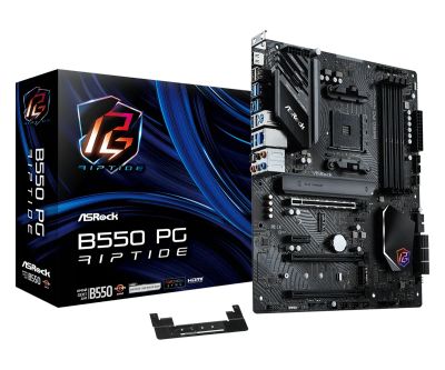 Лот: 21168825. Фото: 1. Материнская плата ASRock B550... Материнские платы