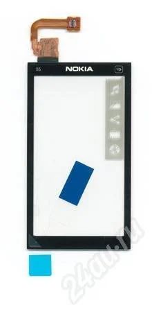 Лот: 701262. Фото: 1. Тачскрин (сенсор) Nokia X6 (Touch... Дисплеи, дисплейные модули, тачскрины