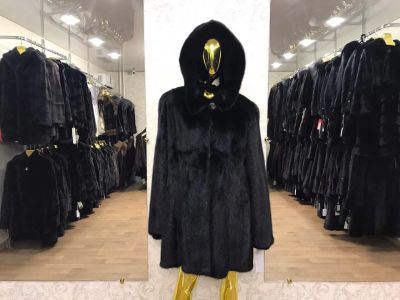Лот: 9813510. Фото: 1. Новая норковая шуба бантик, размер... Верхняя одежда