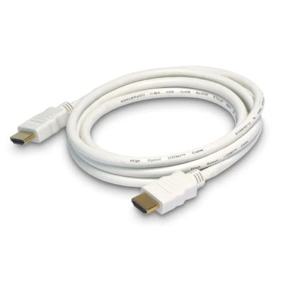 Лот: 9094832. Фото: 1. Кабель HDMI - HDMI. Белый. 1.5... Шлейфы, кабели, переходники