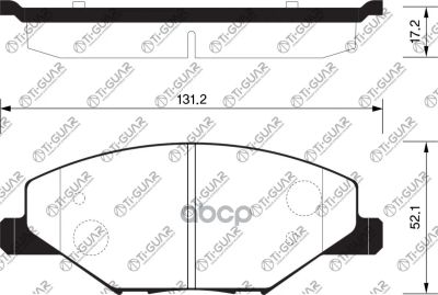 Лот: 21870055. Фото: 1. Тормозные Колодки Tg-5495C/Pn33002... Тормозная система