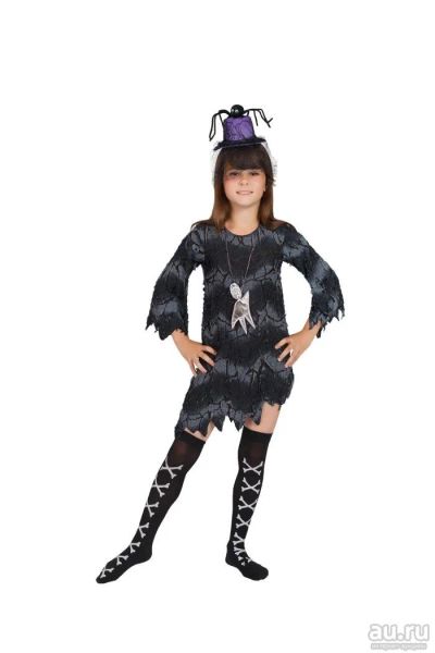 Лот: 10425783. Фото: 1. Детский карнавальный костюм Ведьмочка. Детские карнавальные, праздничные костюмы