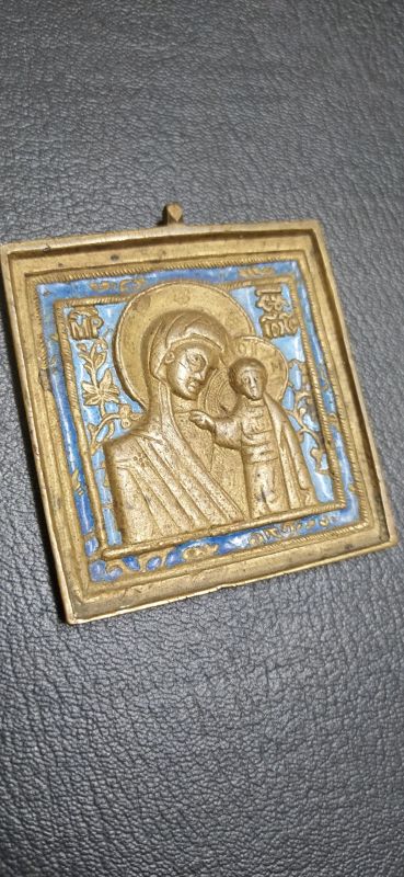 Лот: 15650535. Фото: 1. Икона Казанской Богородицы 19... Предметы интерьера и быта