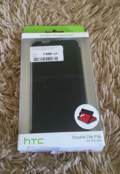 Лот: 5729776. Фото: 1. Чехол Флип-Кейс HTC One (M7). Чехлы, бамперы