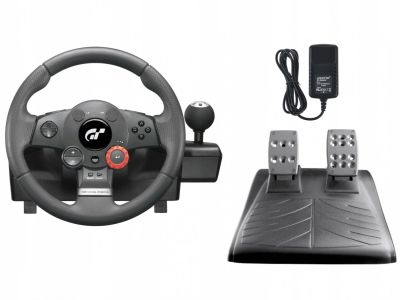 Лот: 18099534. Фото: 1. Руль с педалями Logitech Driving... Рули, джойстики