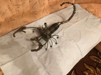 Лот: 15336995. Фото: 1. Скорпион из металла. Авторские куклы, игрушки, поделки