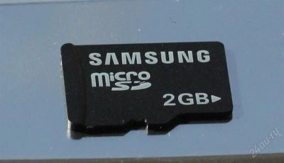 Лот: 1199269. Фото: 1. Карта памяти MicroSD SAMSUNG 2Gb. Карты памяти