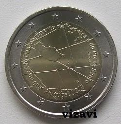 Лот: 18715989. Фото: 1. Португалия 2 евро 2019. 600-летие... Европа