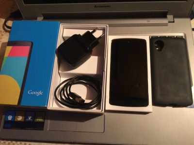 Лот: 7821315. Фото: 1. LG NEXUS 5 LTE 16GB BLACK Комплект. Смартфоны