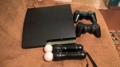 Лот: 8896834. Фото: 1. PlayStation 3 slim 500gb прошивка. Игровые приставки, консоли