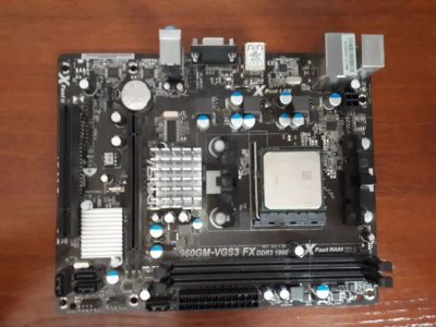 Лот: 11343197. Фото: 1. Материнская плата Asrock 960GM-VGS3... Материнские платы