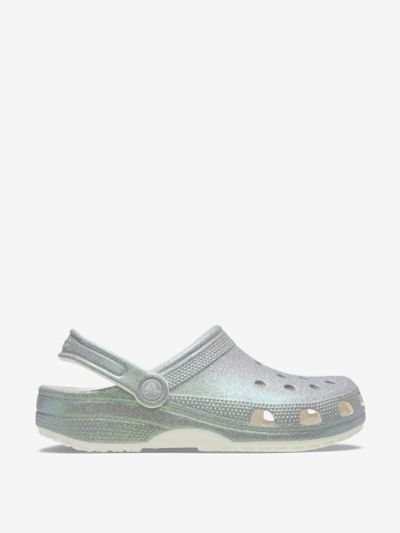 Лот: 25395575. Фото: 1. Сабо женские Crocs Classic, Серебряный. Другое (одежда, обувь, галантерея)
