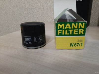 Лот: 18550387. Фото: 1. Фильтр масляный mann w 67/1. Расходные материалы
