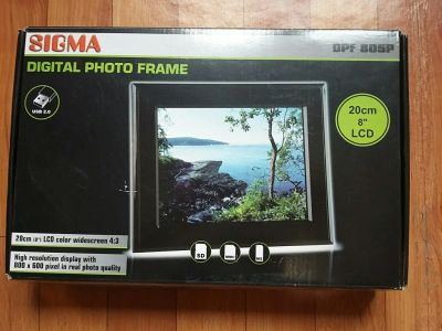 Лот: 10212656. Фото: 1. Цифровая фоторамка SIGMA 8" DPF805P. Фоторамки, фотоальбомы