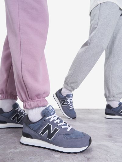 Лот: 24288221. Фото: 1. Кроссовки New Balance 574, Синий. Кеды, кроссовки, слипоны