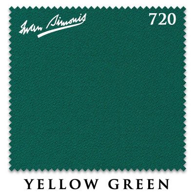 Лот: 22369518. Фото: 1. Сукно Iwan Simonis 720 195см Yellow... Бильярд, боулинг