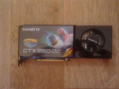 Лот: 1573319. Фото: 1. GeForce GTX 260 Gigabyte GV-N26OC-896I. Видеокарты