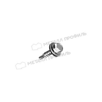 Лот: 24029054. Фото: 1. Саморез 5,5х19 оцинк. со сверлом... Крепёж