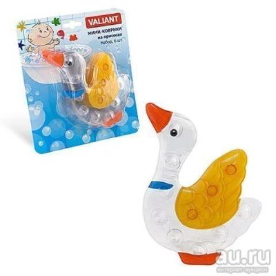 Лот: 9067777. Фото: 1. Мини-коврик для ванной "Гусь". Игрушки для купания