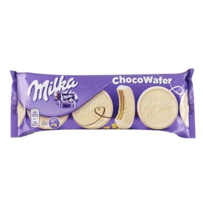 Лот: 11349525. Фото: 1. Вафли Милка Choco Wafer White. Печенье, вафли, пряники