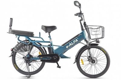 Лот: 17550931. Фото: 1. Электровелосипед GREEN CITY e-ALFA... Велосипеды